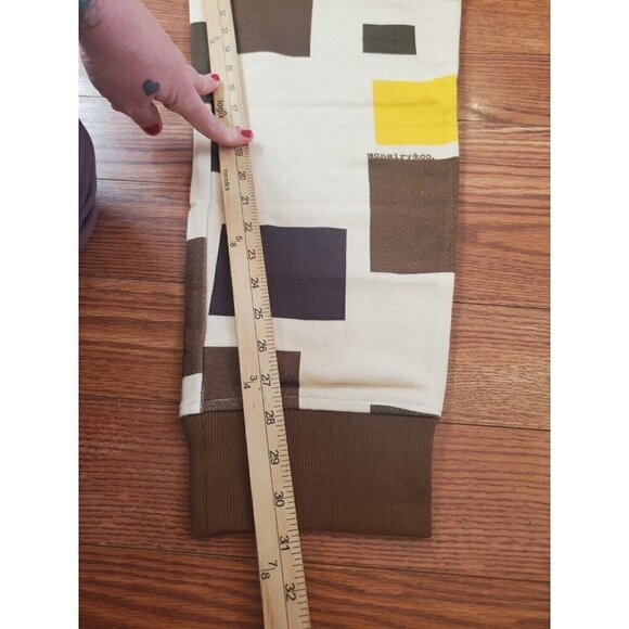 Mcnairy & Co Sweatpants Mens SZ XXL Hollywood Camo Squares Cuffed Streetwear NWT - Picture 5 of 9